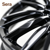 Rines de Aleación Forjados Ligeros Sera en Oferta, 20*8 ET35 5x114.3, CB60.1 para Toyota Camry Crown, Rines Negros Brillantes