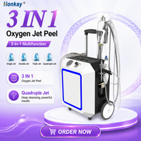 Appareil de peeling jet non invasif, système d'injection d'oxygène sans aiguille, appareil de beauté professionnel pour un nettoyage en profondeur et un rajeunissement de la peau