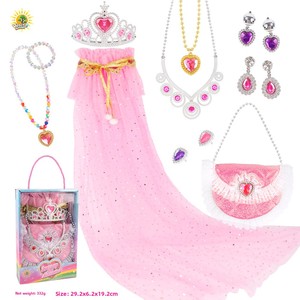 Pink Little Fairy Princess <strong>Dress</strong> <strong>up</strong> Kits <strong>Unicorn</strong> Mermaid Princess Role Play Costume Crown Jewelry Set Best Birthday Gift Set - Product Image 4
