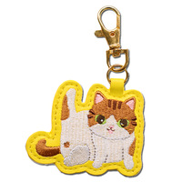 Gantungan Kunci NPF Charm Kucing Lucu, Aksesoris Tas Buatan Tangan, Grosir Liontin Gantung Mobil, Gantungan Tas Klasik, Hadiah Kreatif Kecil