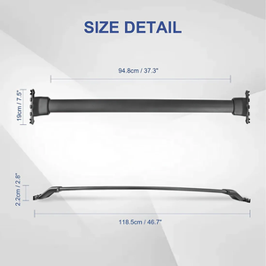 JOESHIER Barras de Techo de Aluminio 4x4 para Honda Pilot 09-15, Portaequipajes, Rieles de Techo, Barra Transversal - Product Image 6
