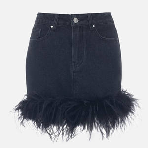 T-t-Jean Denim Sexy estivo <span class=keywords><strong>con</strong></span> <span class=keywords><strong>piume</strong></span> - Product Image 5