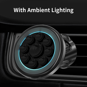 2025 support de téléphone portable pour <span class=keywords><strong>voiture</strong></span> support de téléphone évent 15W charge rapide <span class=keywords><strong>chargeur</strong></span> de <span class=keywords><strong>voiture</strong></span> sans fil magnétique pour iPhone <span class=keywords><strong>MagSafe</strong></span> - Product Image 5