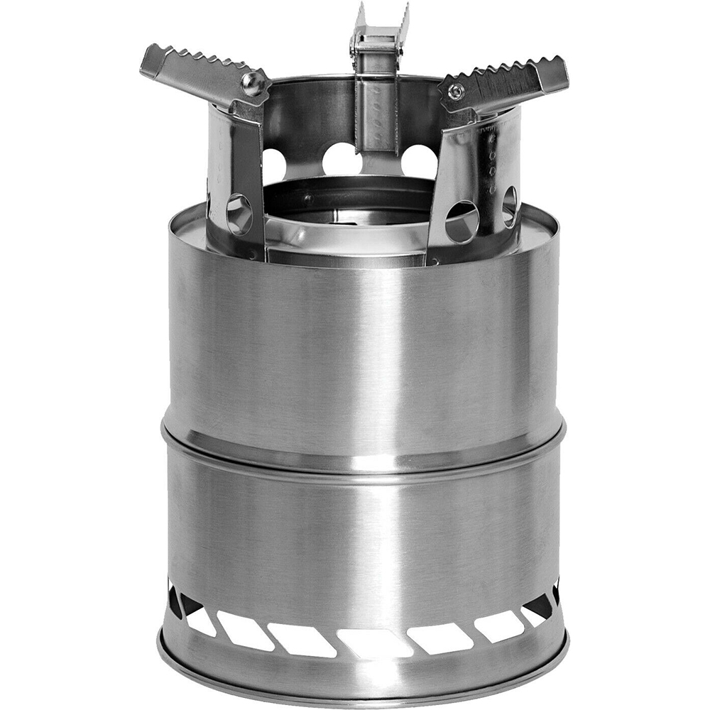 Портативная плита для кемпинга, плита из нержавеющей стали с подогревом для приготовления пищи на природе, традиционный пеший туризм, пеший туризм, Выживание