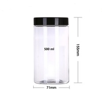 Xypackaging 89 400 200ml 200g 6.8oz Pots en plastique PET transparent vides pour cosmétiques et soins de la peau, emballage de crème pour les yeux