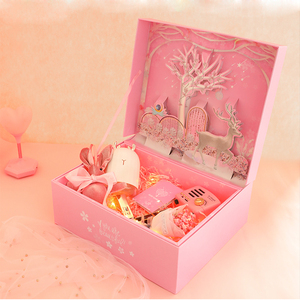 ZL 3D Creativo Di Compleanno Di Natale di Cioccolato Contenitore di Caramella Sciarpa Tazza Profumo Lipgloss Imballaggio Contenitore di Regali di San Valentino di Lusso di Grandi Dimensioni - Product Image 4