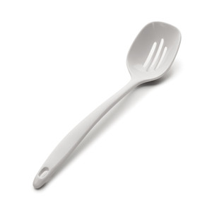 Cucchiaio classico in melamina perforato per servire pasta e insalata - Product Image 1