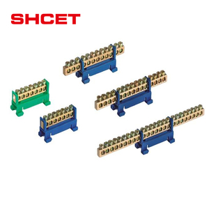 Nhà máy OEM mặt đất Brass Trái Đất khối thiết bị đầu cuối dây đồng liên kết 4way 10way zero dòng thanh Brass nền tảng thiết bị đầu cuối xe buýt thanh khối - Product Image 1