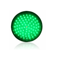 Flèche verte LED unique de 300mm avec lentille de feu de circulation
