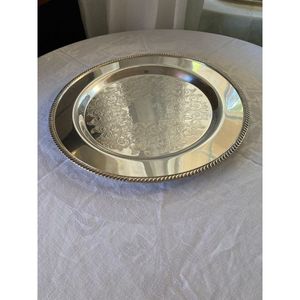 Vente en gros de chargeur de mariage poli en or de qualité supérieure avec finition plaquée or - Product Image 5