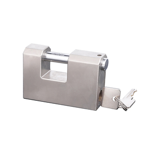 <span class=keywords><strong>Candado</strong></span> de transporte rectangular <span class=keywords><strong>gigante</strong></span> de contenedor de acero a prueba de herrumbre de 95mm de alta resistencia de calidad con cilindro de latón con llave - Product Image 2