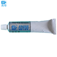 Poids net 100 grammes gris GD900 pâte de graisse conductrice thermique plâtre composé de dissipateur de chaleur pour CPU GPU Alumi emballage de Tube souple