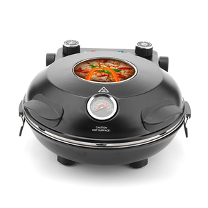 <span class=keywords><strong>Four</strong></span> <span class=keywords><strong>à</strong></span> <span class=keywords><strong>pizza</strong></span> électrique portable en acier inoxydable de 1200 W, <span class=keywords><strong>four</strong></span> <span class=keywords><strong>à</strong></span> <span class=keywords><strong>pizza</strong></span> miniature de 12 pouces pour la cuisson de pizzas <span class=keywords><strong>maison</strong></span>, idéal pour l'<span class=keywords><strong>intérieur</strong></span> ou les hôtels - Product Image 3