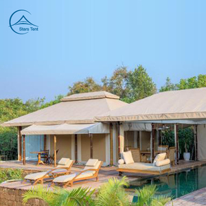 Tienda de campaña Mars Resort Hotel-Tienda de Safari impermeable de lona de lujo para exteriores - Product Image 1