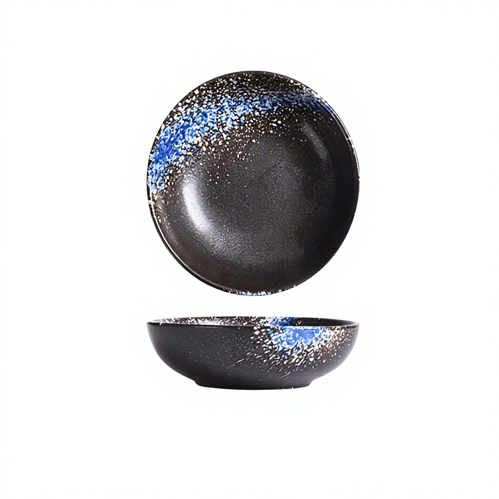 8 inch deep plate-blue ice