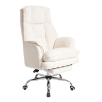 Chaise de bureau à accoudoirs réversibles croisés, avec support lombaire en boucle, pour salle de réunion, bureau à domicile et travail sur ordinateur