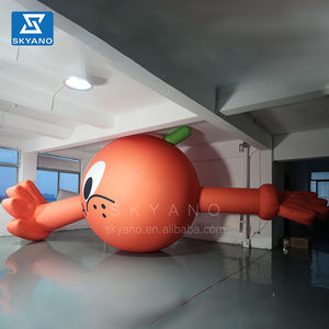 Réplicas inflables publicitarias personalizadas, réplicas de frutas inflables gigantes de dibujos animados naranja para Feria Comercial - Product Image 3