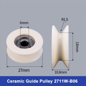Ruedas guía de cerámica Sen Guang 27*10.8mm para trefilado, personalizables OEM, certificadas ISO9001:2008, resistentes al desgaste, de larga duración - Product Image 3