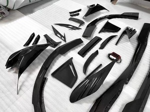 Kit de Carrocería Pequeño Estilo M de Fibra de Carbono Seca para <span class=keywords><strong>Ferrari</strong></span> F8, Piezas de Modificación Exterior - Product Image 4
