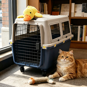 Sac de <span class=keywords><strong>transport</strong></span> <span class=keywords><strong>pour</strong></span> animaux de compagnie approuvé par les compagnies aériennes, classique, facile à transporter, avec roues lisses et design ventilé et respirant <span class=keywords><strong>pour</strong></span> <span class=keywords><strong>chats</strong></span> - Vente en gros - Product Image 1