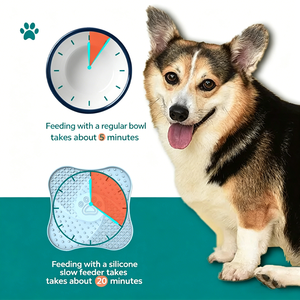 Alfombrilla de Silicona Antideslizante para Perros, Diseño Moderno, a Prueba de Fugas, para Comer Lentamente, Fácil de Limpiar, Reutilizable - Product Image 6