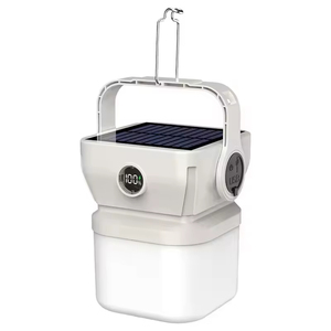 <b>Solar</b>-<b>powered</b> Outdoor Camping Light Ultra-long Battery Life Campsite Tent <b>Lamp</b> Multi-function COB Work Light Hook Flashlight - Product Image 1