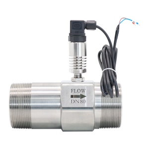 Débitmètre en acier inoxydable 4-20 mA RS485 à raccordement par bride/serre-câble/filetage pour lait, essence, huile, eau chaude et haute température - Product Image 2