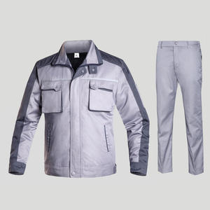 Overoles de algodón con logotipo personalizado industrial de alta visibilidad reflectantes ignífugos FR overoles de sarga de Seguridad General FRC Worker Work Workwear - Product Image 4