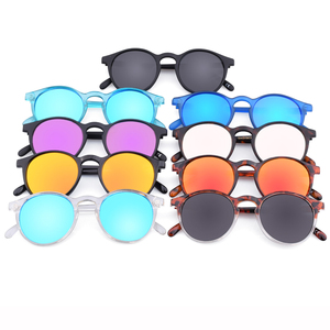 Kính Râm Mới Bán Buôn Kính Nữ Kính Tròn Retro Kính Râm Cổ Điển UV400 - Product Image 1