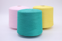 Fil mélangé acrylique-coton 55% Acrylique 45% Technologie filée de couleur pour une teinture uniforme Anti-boulochage et respirant