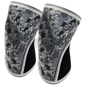 Rodilleras de compresión de 7mm para levantamiento de pesas Cross-Fit Powerlifting Codo y rodilleras Soporte - Product Image 1