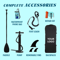 Planche de SUP gonflable professionnelle, planche de paddle durable et stable, kit complet pour la plage