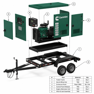 เครื่องกำเนิดไฟฟ้าสำหรับงานหนัก 300kva 350kva 400kva 500kva  เครื่องกำเนิดไฟฟ้าอุตสาหกรรมอัตโนมัติ 350kva ดีเซล พร้อมจำหน่าย ใช้เครื่องยนต์คัมมินส์ - Product Image 6