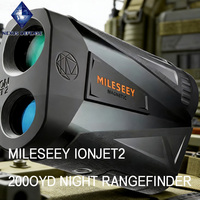 Télémètre laser Mileseey rechargeable 400m, étanche, pour la chasse, vision nocturne, angle/vitesse/surveillance, 6X 25fps 3