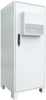 Armoire de télécommunications industrielle EVS, batterie lithium intégrée 48V 200Ah, alimentations 380V CC, sortie 3000W, fréquence extérieure, 8 prises