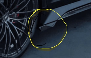 Jupe latérale de pare-chocs de voiture en Fiber de carbone à haute brillance pour Audi RS6 <span class=keywords><strong>RS7</strong></span> <span class=keywords><strong>ABT</strong></span> Kits de carrosserie panneaux à bascule - Product Image 6