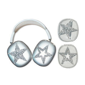Nueva funda protectora de lujo con bonita estrella de diamante para <span class=keywords><strong>Airpods</strong></span> <span class=keywords><strong>Max</strong></span>, funda para <span class=keywords><strong>auriculares</strong></span>, silicona suave transparente para <span class=keywords><strong>auriculares</strong></span> <span class=keywords><strong>Apple</strong></span> <span class=keywords><strong>Airpods</strong></span> <span class=keywords><strong>Max</strong></span> - Product Image 6