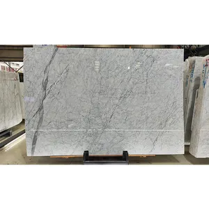 YD đá trắng Carrara đá cẩm thạch trắng phiến đá tự nhiên Carrara đá cẩm thạch cho bàn và sàn