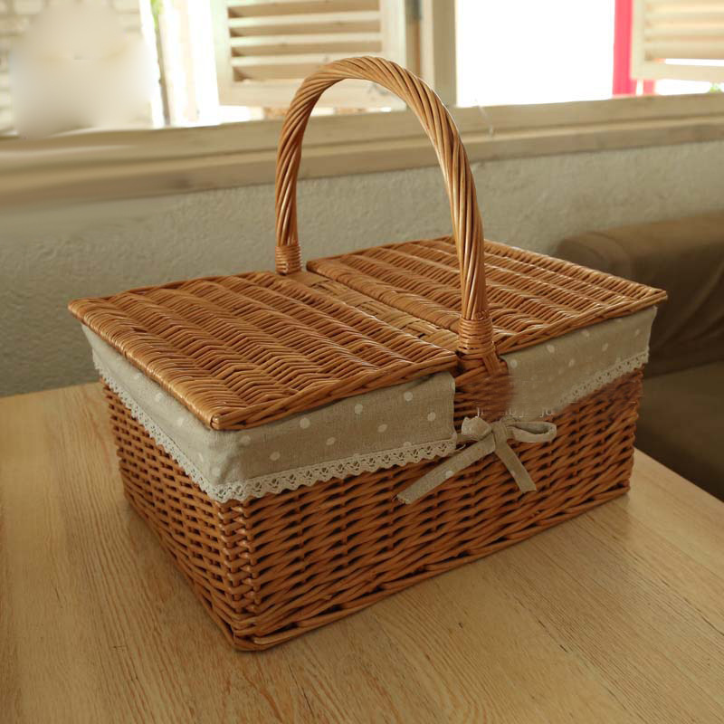 Panier à couvercle plat + couleur originale