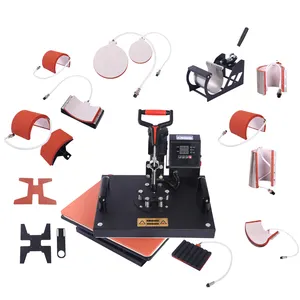 Good quality flatbed heat press 15 in 1 thermal printing machine With Lowest Price