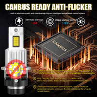 Mejor calidad D2s D4S 10000lm 6000K D1S D2R D3S D4R D5S D8S bombilla de faro Led Canbus D2s luces LED de coche