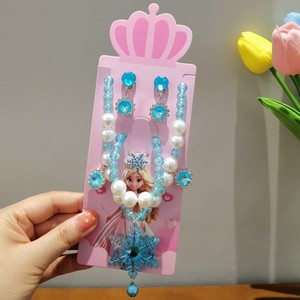 <span class=keywords><strong>Set</strong></span> anting-anting gelang desain baru trendi untuk bayi perempuan menampilkan gelang manik-manik kartun - Product Image 4