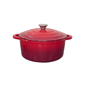 Chuihua Nhà Máy Đúc Màu Đỏ Sắt Men Lớp Phủ Không Dính Thịt Hầm Bộ Thấp Moq OEM Hiện Đại Cổ Điển Nhà Bếp Đồ Nấu Nướng Chậu - Product Image 4