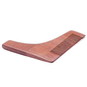 Outil de façonnage de barbe professionnel en bois Amoora, antistatique, résistant à la chaleur, personnalisable, <span class=keywords><strong>peigne</strong></span> à moustache – Vente en gros - Product Image 5