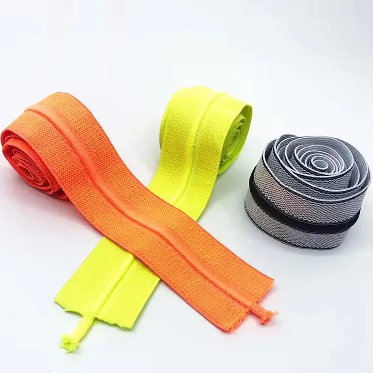 Factory Sale Colorful 3cm Drawstring Elastic Custom Weave Strip Band for Sports Garment