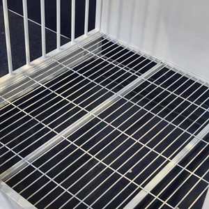 Modern indoor pet dog cage with <b>storage</b> drawers, extra sturdy dog kennel with <b>storage</b> compartments. - Product Image 3