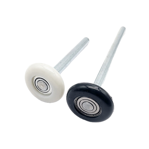 Composants de quincaillerie pour porte de garage - Roulement en nylon, rouleau universel en caoutchouc, accessoires pour porte coulissante, roue de guidage - Product Image 1