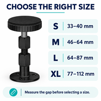 Nouveau stabilisateur de lit de style chinois BT2-5 noir avec tête de lit renforcée, dispositif anti-vibration et anti-bruit pour dortoirs