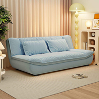 Nouveau canapé-lit en tissu au design moderne, pliable, pour petit salon, simple, nouveau canapé-lit double intégré, canapé-lit à double usage