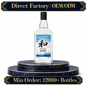 <span class=keywords><strong>Gin</strong></span> artisanal de luxe <span class=keywords><strong>London</strong></span> <span class=keywords><strong>Dry</strong></span>, bouteille élégante de 700 ml, emballage personnalisé, logo sur mesure, vente en gros. - Product Image 1